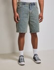 AIR SPACE Carpenter Denim Short, Faded Blue product photo View 02 S