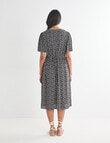 Whistle V-Neck Dress, Shorter Length Ditsy Floral Navy product photo View 02 S