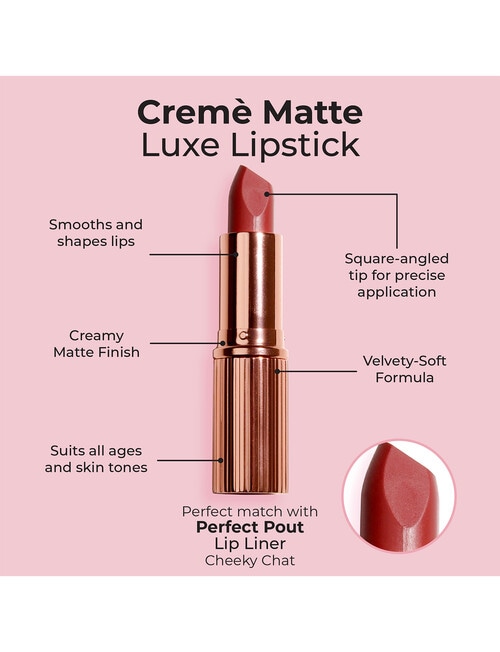 MCoBeauty Cr&egrave;me Matte Luxe Lipstick product photo View 04 L