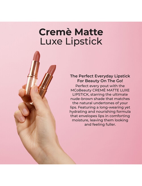 MCoBeauty Cr&egrave;me Matte Luxe Lipstick product photo View 05 L