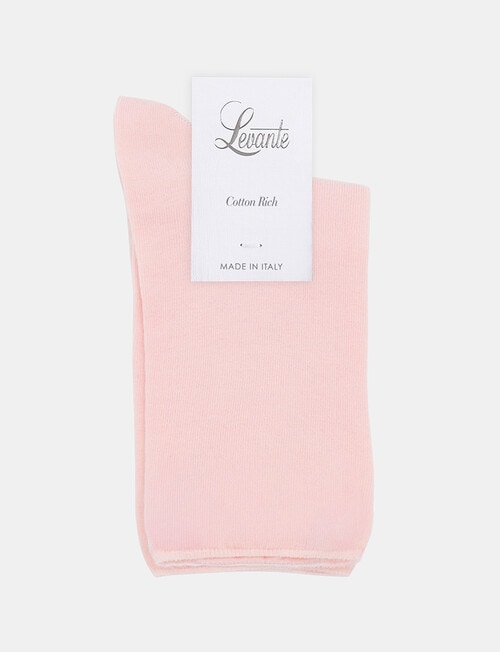 Levante Crew Cotton Comfort Top, Rosette product photo View 02 L