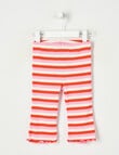 Teeny Weeny Alphabet Soup Play Rib Legging, Tomato product photo