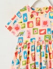 Teeny Weeny Alphabet Soup Play All Over Print Dress product photo View 03 S