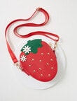 Mac & Ellie Strawberry Crossbody Bag, Red product photo