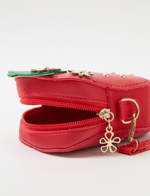 Mac & Ellie Strawberry Crossbody Bag, Red product photo View 04 L
