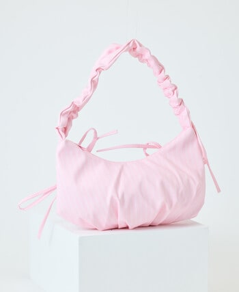 Mac & Ellie Scrunchie Handle Shoulder Bag, Pink product photo