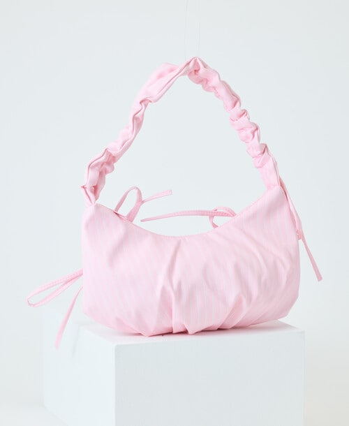 Mac & Ellie Scrunchie Handle Shoulder Bag, Pink product photo