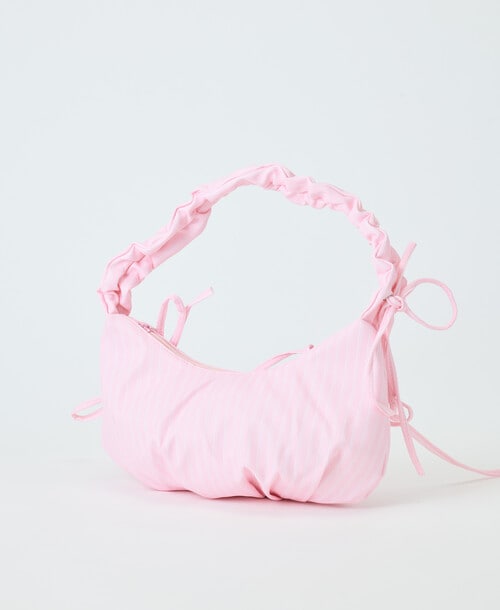 Mac & Ellie Scrunchie Handle Shoulder Bag, Pink product photo View 03 L