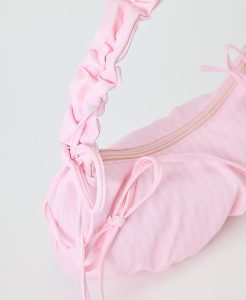 Mac & Ellie Scrunchie Handle Shoulder Bag, Pink product photo View 05 L