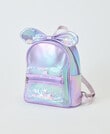 Mac & Ellie Sequin Bow Backpack, Lilac product photo View 03 S
