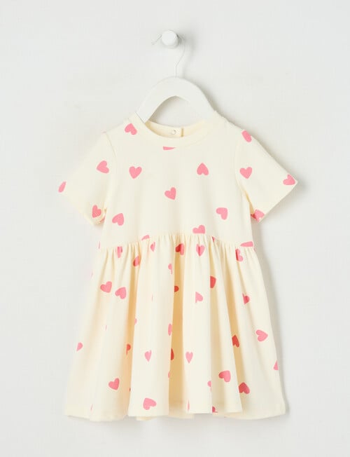Teeny Weeny Alphabet Soup Play Heart Print Dress product photo