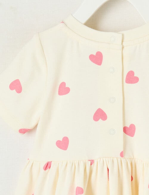 Teeny Weeny Alphabet Soup Play Heart Print Dress product photo View 02 L