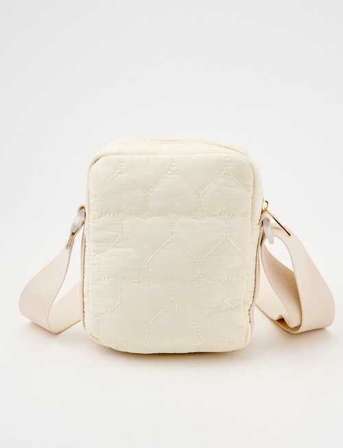 Mac & Ellie Quilted Heart Crossbody Bag product photo View 02 L