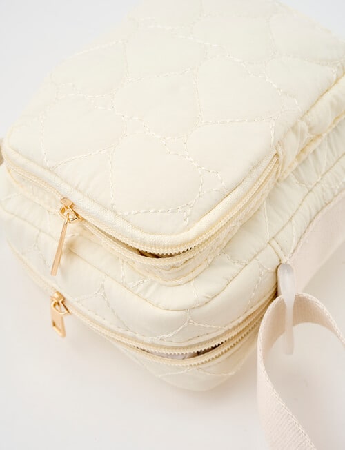 Mac & Ellie Quilted Heart Crossbody Bag product photo View 05 L