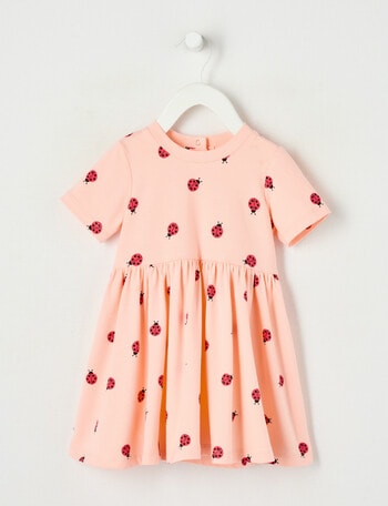 Teeny Weeny Alphabet Soup Play Ladybird Print Dress product photo