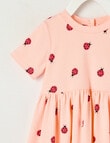 Teeny Weeny Alphabet Soup Play Ladybird Print Dress product photo View 03 S
