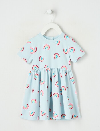 Teeny Weeny Alphabet Soup Play Rainbow Print Dress product photo