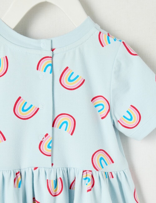 Teeny Weeny Alphabet Soup Play Rainbow Print Dress product photo View 02 L