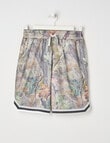 No Issue Oversize Mesh Knit Short, Camo product photo View 04 S