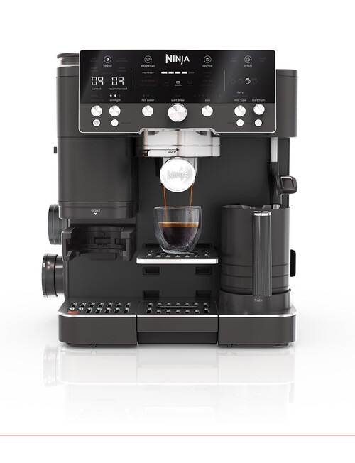 Ninja Luxe Cafe Espresso Machine, Black, ES601BKANZ product photo