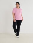 Superfit Curve Limitless Tee, Pop Pink product photo View 03 S
