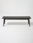 LUCA Furniture Amalfi Dining Bench 1.5m, , Espresso product photo View 02 S