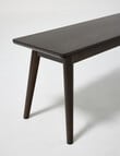 LUCA Furniture Amalfi Dining Bench 1.5m, , Espresso product photo View 04 S