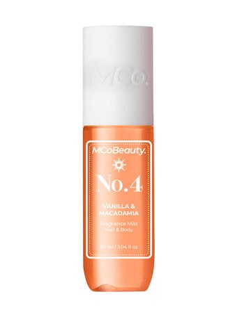 MCoBeauty Fragrance Mist, No 4 Vanilla & Macadamia 90ml product photo
