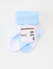 Underworks Underworks Modal Socks, 2-Pack, Blue product photo View 02 S