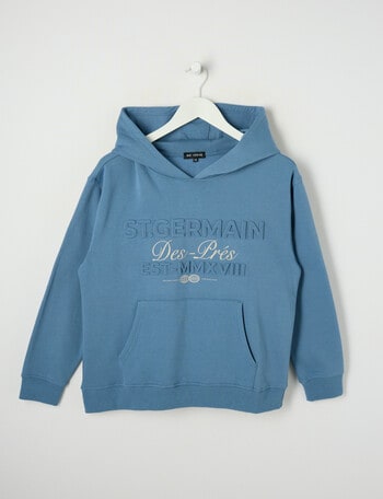 No Issue St Germain Deboss Oversize Hoodie, Acid Blue product photo