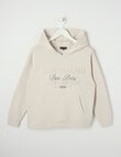 No Issue St Germain Deboss Oversize Hoodie, Stone product photo