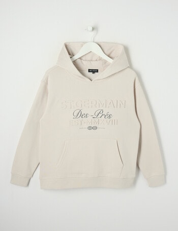 No Issue St Germain Deboss Oversize Hoodie, Stone product photo