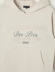 No Issue St Germain Deboss Oversize Hoodie, Stone product photo View 02 S