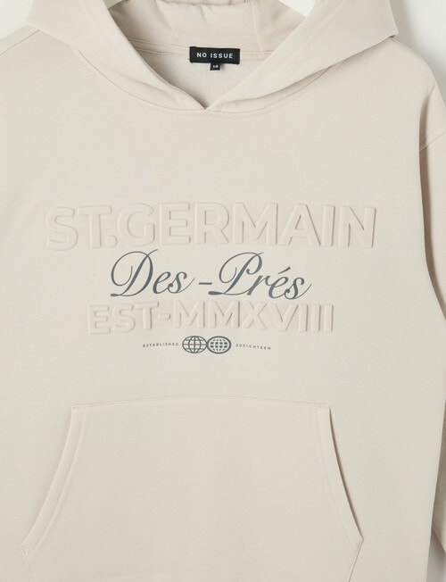No Issue St Germain Deboss Oversize Hoodie, Stone product photo View 02 L