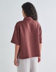 Zest Essential Linen Short Sleeve Shirt, Andorra product photo View 02 S