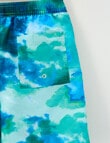 Wavetribe Tie Dye Swim Short, Dark Sea product photo View 03 S