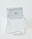Mac & Ellie Crossbody Bag, Silver Chain product photo