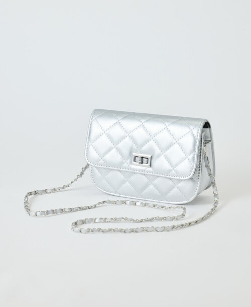 Mac & Ellie Crossbody Bag, Silver Chain product photo View 03 L