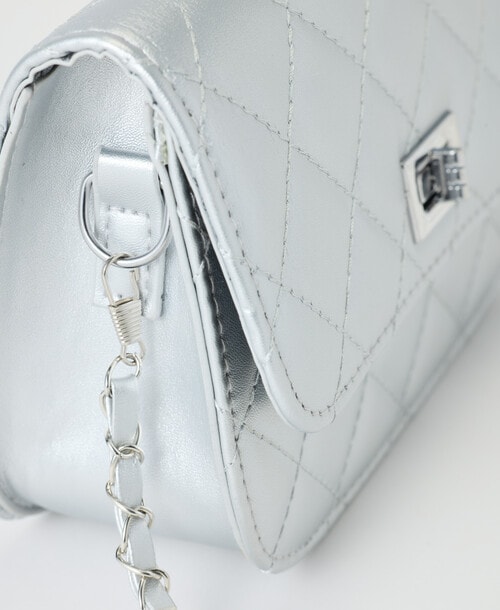 Mac & Ellie Crossbody Bag, Silver Chain product photo View 05 L