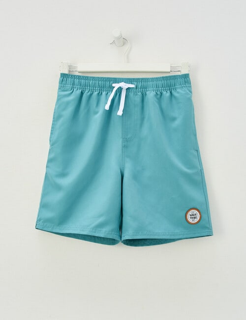 Wavetribe Swim Short, Teal product photo