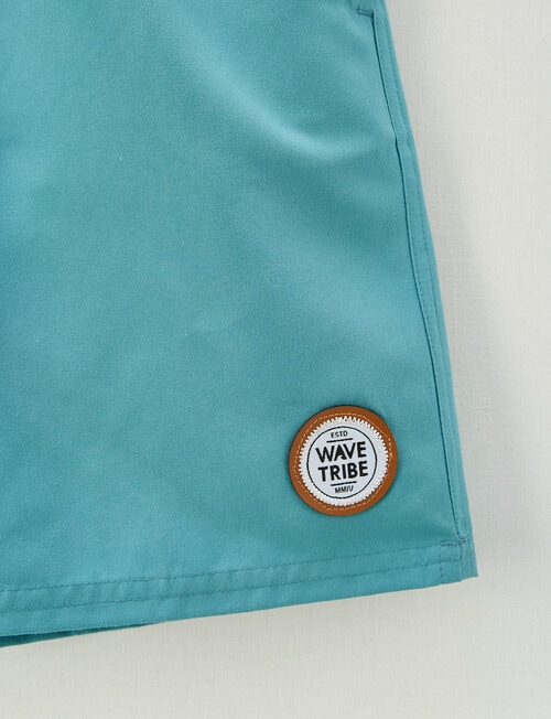 Wavetribe Swim Short, Teal product photo View 03 L