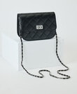 Mac & Ellie Crossbody Bag, Black Chain product photo