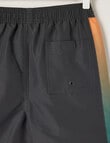 Wavetribe Ombre Side Panel Swim Short, Charcoal product photo View 02 S