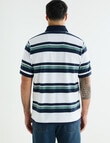 Line 7 Aiden Short Sleeve Polo Shirt, White product photo View 02 S