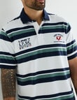 Line 7 Aiden Short Sleeve Polo Shirt, White product photo View 04 S