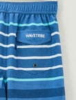Wavetribe Stripe Board Short, Blue product photo View 02 S