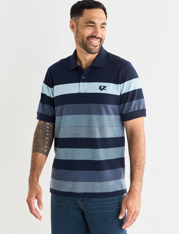 Line 7 Luther Short Sleeve Polo Shirt, Navy product photo