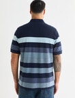 Line 7 Luther Short Sleeve Polo Shirt, Navy product photo View 02 S