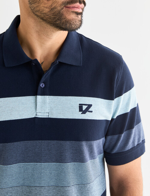 Line 7 Luther Short Sleeve Polo Shirt, Navy product photo View 04 L