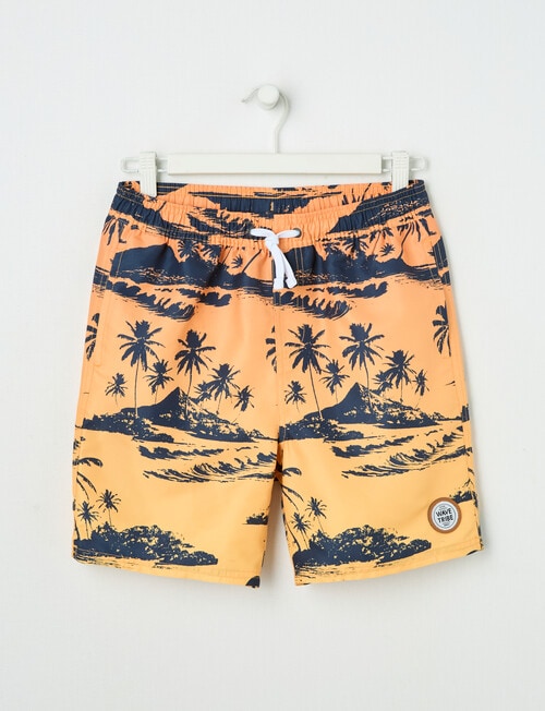 Wavetribe Island Swim Short, Orange product photo